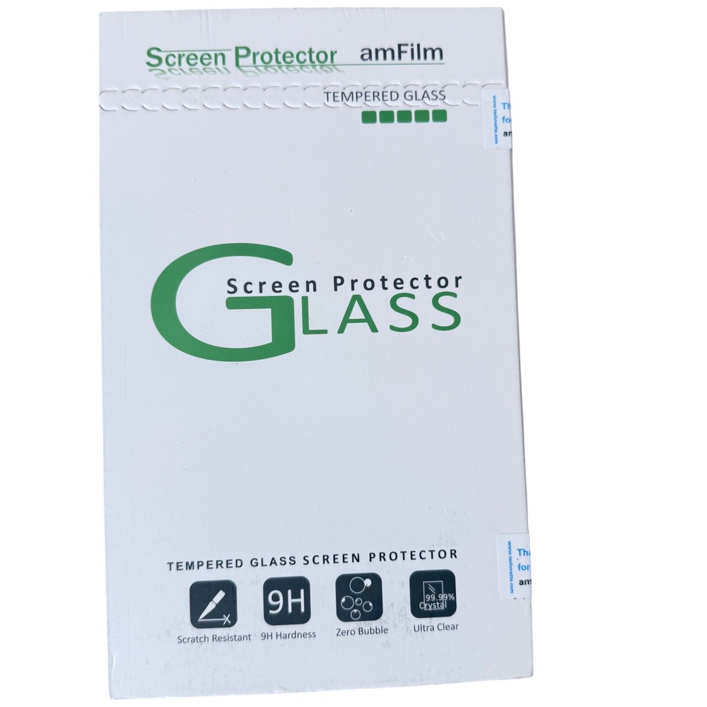 amFilm Tempered Glass Screen Protector 3-Pack for Nintendo Switch 2 2025 9H Hard